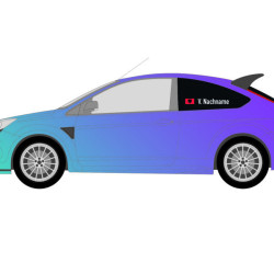 Rally-Beschriftung Albanien (2 Stk.)