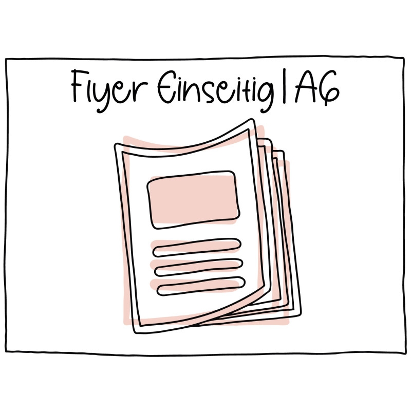 Flyer A6, einseitig