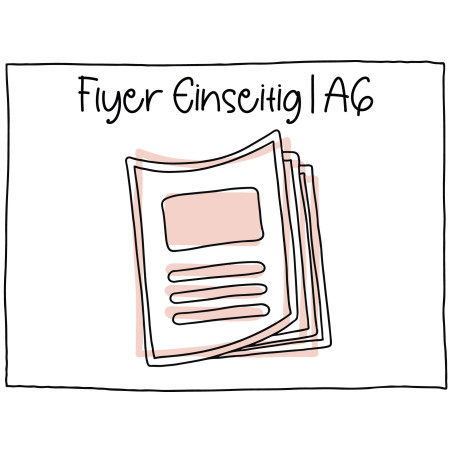 Flyer A6, einseitig